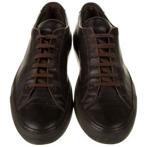 Mens common projects size 42 or 9 new condition worn three times. Oxblood